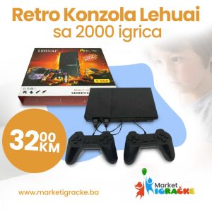 Retro Konzola Lehuai sa 2000 igrica
